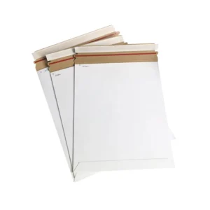 Custom Express Self Seal Rigid Cardboard Mailer Envelope for Documents and Photos Eco-Friendly & Recyclable