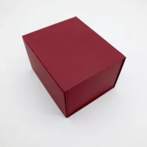 Custom Flat Pack Folding Gift Box with Matte Lamination, Rigid Art Paper Cardboard