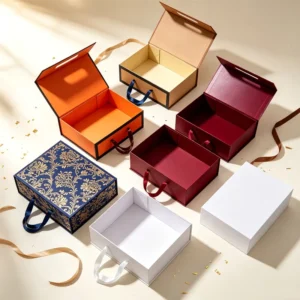 Custom Foldable Gift Boxes Direct Factory Tea Packaging Boxes Custom White Card Color Boxes