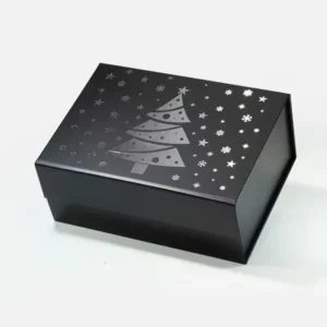 Custom Foldable Large-Capacity Magnetic Paper Gift Box for Christmas Packaging