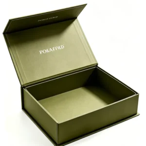 Custom Foldable Magnetic Cardboard Gift Packaging Box with EVA Insert and Matte Lamination for Cosmetics
