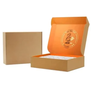 Custom Foldable White Corrugated Cardboard Mailer Shipping Box With Printing
