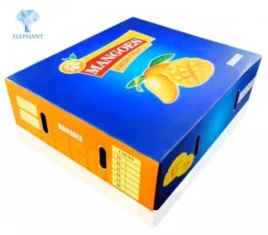 Custom Folding Large Corrugated Paper Fruit Packing Carton
