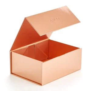 Custom Folding Magnetic Gift Box with Window, Matte Finish, for Perfume, Jewelry, and Candles, UV Paper Cardboard