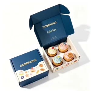 Custom Food-Grade Cake Box, Paper Packaging for Mini Wedding Cake