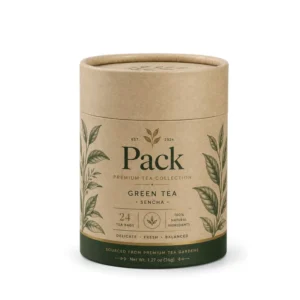 Custom Food Grade Kraft Paper Tube Tea Packaging Paper Canister Round Cylinder Box with Logo