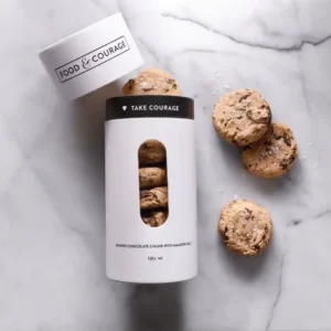 Custom Food-Grade Paper Tube Packaging with Window for Snacks, Candy, and Cookies