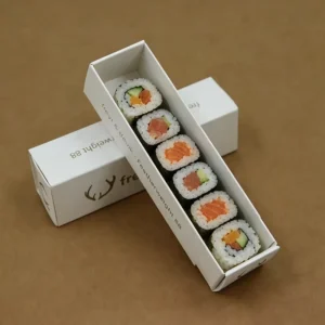 Custom Food-Grade Recyclable Kraft Drawer Gift Box for Mooncakes, Candy, Sushi, Desserts, and Cakes