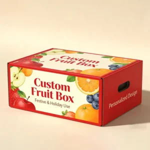Custom Fruit Shipping Carton for Watermelon Pear Pineapple and Orange Corrugated Paper Packing Box