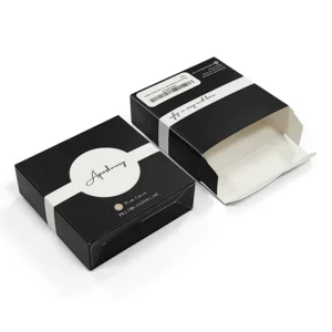 Custom Full-Color Embossed Folding Cosmetic Paper Box with Auto-Locking Bottom