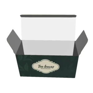 Custom Full Color Embossed Waterproof Recyclable Tea Paper Box