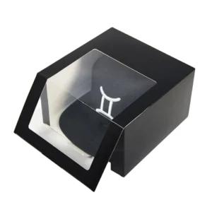Custom Full-Color Printed Folding Cardboard Packaging Box with Window