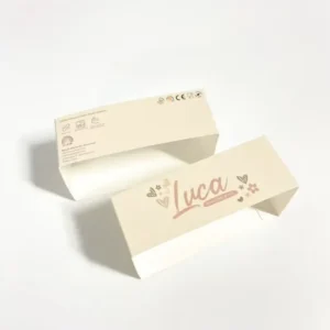 Custom Full-Color Printed Soft-Touch Film Belly Band Box, Paper Cardboard Sleeve Packaging