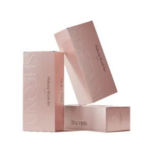 Custom Full-Color White Cardboard Foldable Double-Tuck Cosmetic Packaging Boxes