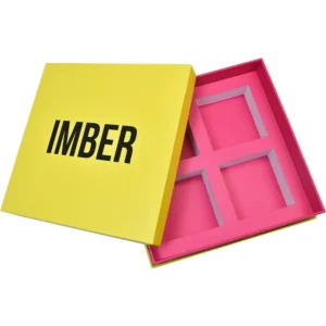 Custom Gift Box with Sponge Liner for Cosmetic Skin Care Serum Paper Box Supplier