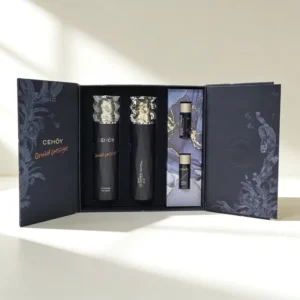 Custom Gold Foil Magnetic Cardboard Skincare Packaging Box