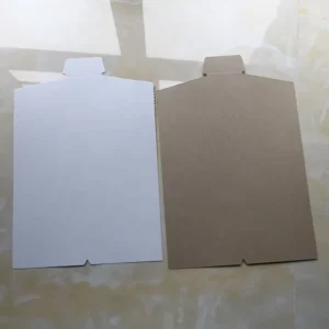Custom Grey Cardboard Folding Paper Packaging Lining Shirt Collar Inserts