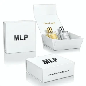 Custom Handmade Cosmetics Perfume Packaging Box Rigid Art Paper Cardboard Folding Gift Box Matt Lamination