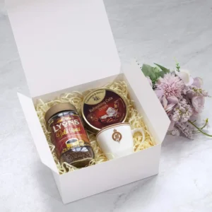 Custom Handmade Folding White Paper Storage Gift Box