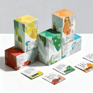 Custom Health Tea Food Packaging Box