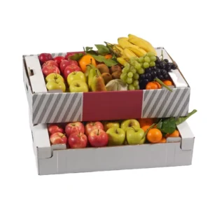 Custom Heavy Corrugated Fruit Box Cardboard Carton for Cherry Orange Apple Lemon Mango Banana and Vegetable Packaging