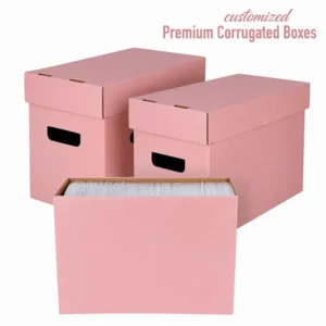 Custom Heavy-Duty Corrugated Mailer Box, White Shipping Box for Paper Packaging