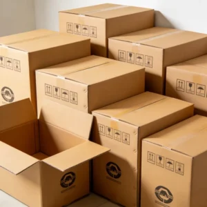 Custom Heavy-Duty Eco-Friendly Corrugated Shipping Boxes for E-Commerce, Moving, and Storage