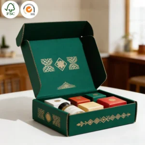 Custom Heavy-Duty Waterproof Eco-Friendly Recycled Aseptic Reusable Paper Folder Packaging for Electronic Products, Gift Shipping