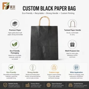 Custom Hot Stamping Eco-Friendly Kraft Paper Gradient Jewelry Gift Bags with Logo Printing