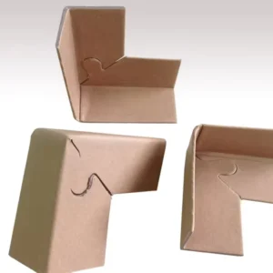 Custom Interlocking Paper Edge Protectors Corner Locking Pallet Edge Guards for Comprehensive Cargo Protection
