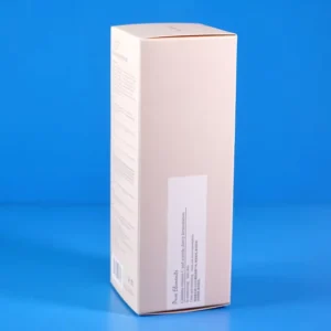 Custom Ivory Folding Paper Gift Box for Skin Lotion and Cosmetics, Printed Logo