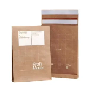 Custom Kraft Compostable Paper Courier Mailing Bag for Clothing Shipping