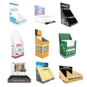Custom Kraft Corrugated Cardboard Countertop PDQ Display Box