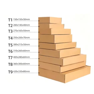 Custom Kraft Corrugated Cardboard Folding Mailer Shipping Box for E-Commerce Delivery