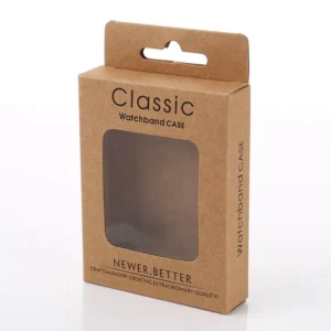 Custom Kraft Paper Box with Window
