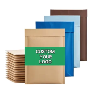 Custom Kraft Paper Bubble Envelopes for Socks and Toys, Shockproof Packaging Mailing Bags