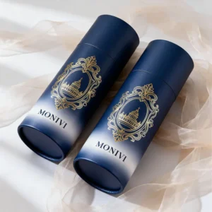 Custom Kraft Paper Cylinder Canister for Tea, Food, Underwear, Socks and Scarves