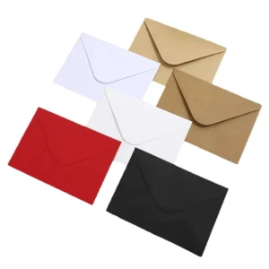 Custom Kraft Paper Envelopes for Gift Cards, Business Mailing, and Packaging, Recyclable