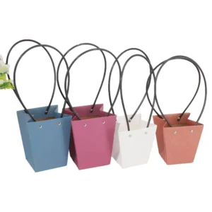 Custom Kraft Paper Flower Gift Bag