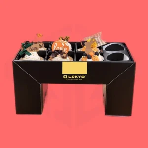 Custom Kraft Paper Food Box for Cookies Fruit Picnic and Party Food Cardboard Tray Packaging