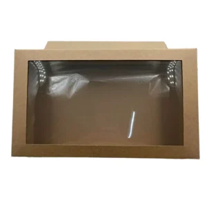 Custom Kraft Paper Mailer Shipping Gift Box with Window