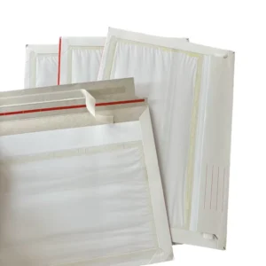 Custom Kraft Paper Rigid Cardboard Envelope Waterproof Biodegradable Courier Packaging Carton