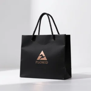 Custom Kraft Paper Shopping Bag for Clothing Gifts Catering and Takeout with Screen Printing Logos