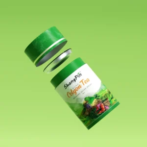 Custom Kraft Paper Tube Food Grade Luxury Can Airtight Metal Lid Coffee Tea Canister Packaging