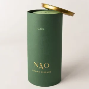 Custom Kraft Paper Tube Packaging for Aromatherapy with Iron Cover