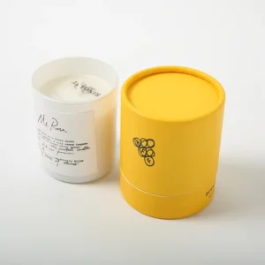 Custom Kraft Paper Tube for Cosmetics for Eye Cream Car Tissue Candle Essential Oil Perfume Packaging Durable Cardboard Cylinder