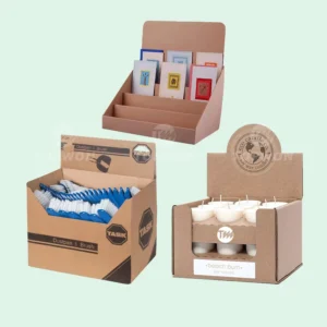 Custom Kraft Paperboard Retail Countertop Display Box