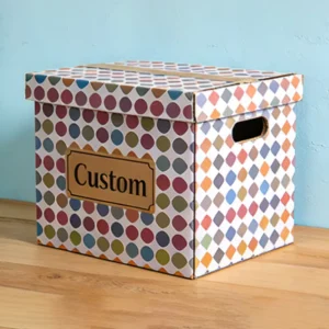 Custom Large Corrugated Paper Storage and Shipping Boxes
