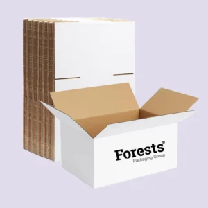Custom Large Folding Corrugated Shipping Storage Carton for Clothing and Shoes with Logo Printing