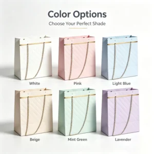 Custom Large Kraft Paper Gift Shopping Bag with Handles for Clothing Packaging